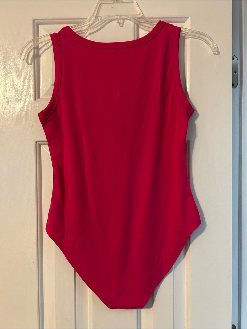 Zenana Outfitters Hot Pink Sleeveless Bodysuit - Picture 4 of 4